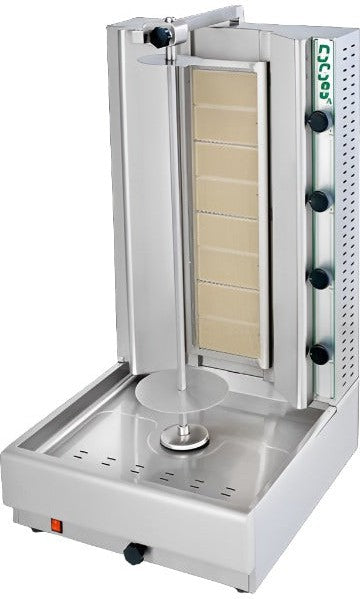 Visvardis - 90-140 lb Gas Shawarma & Gyro Machine with 8 Burners - DG8A N - ETA OCTOBER
