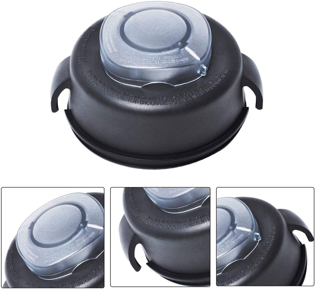 Vitamix - 2-Part Yellow Blender Lid with Plug for Tall 64 Oz Containers - 67405