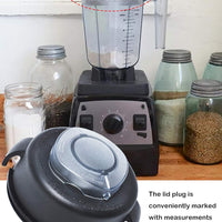 Vitamix - 2-Part Yellow Blender Lid with Plug for Tall 64 Oz Containers - 67405