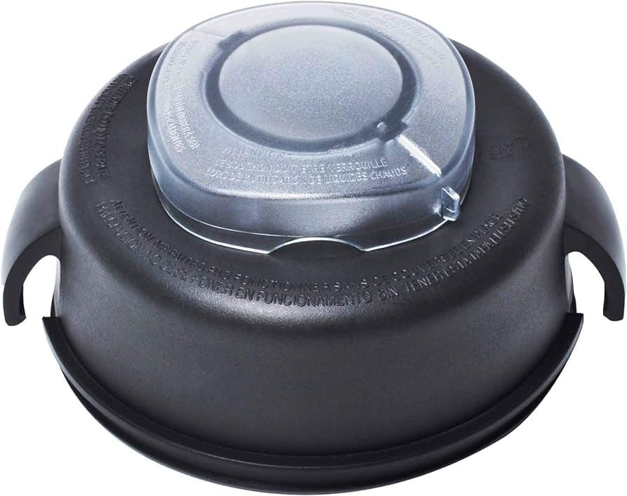 Vitamix - 2-Part Yellow Blender Lid with Plug for Tall 64 Oz Containers - 67405