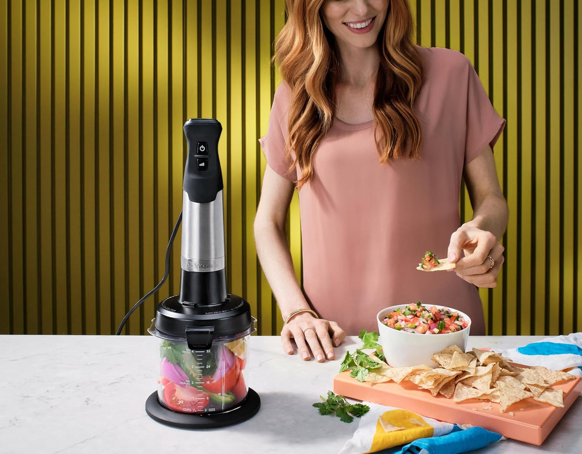Vitamix - 3 Cups Capacity Immersion Clear Blender Mini-Chopper Attachment - 69815