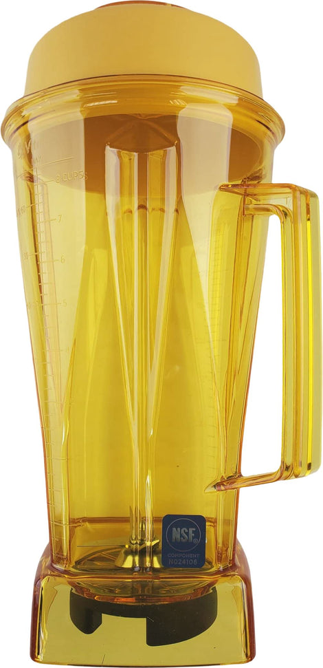 Vitamix - 64 Oz Yellow Blender Container with Blade Assembly and Lid - 67403