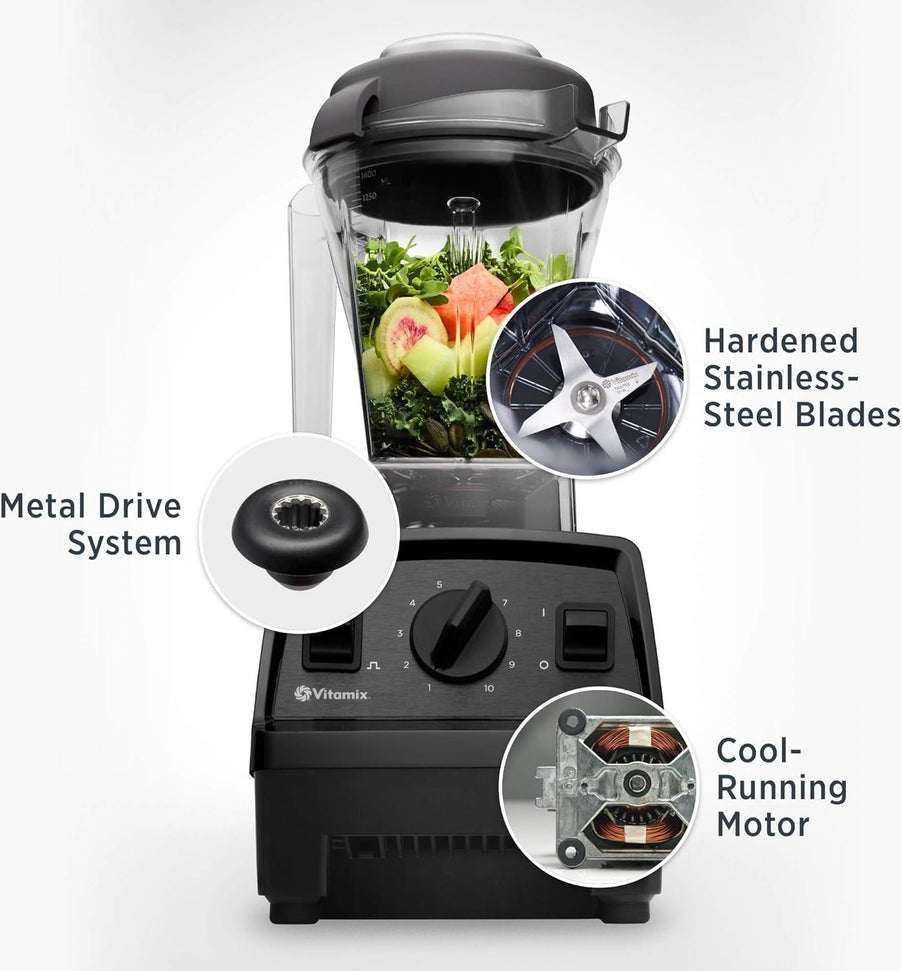 Vitamix - E310 Explorian Professional Grade Black Blender - 64068