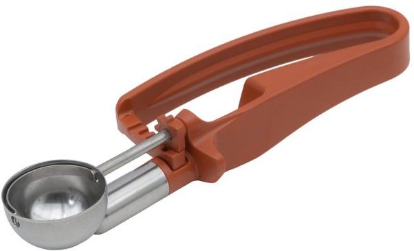 Vollrath - 0.65 Oz Disher with Terracotta Handle - 47401