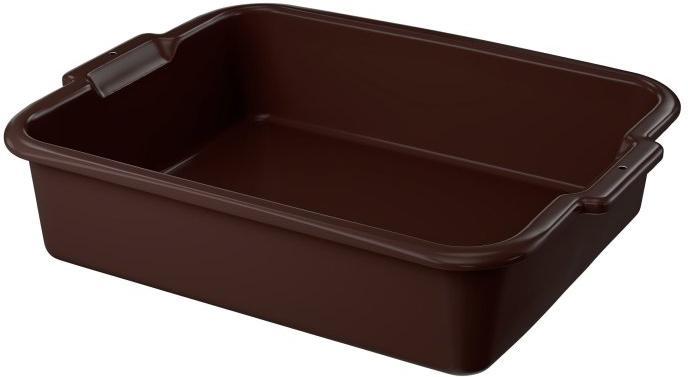 Vollrath - 1-Compartment Bus Box, 5" Deep, 20" x 15" x 5" in Brown - 52614