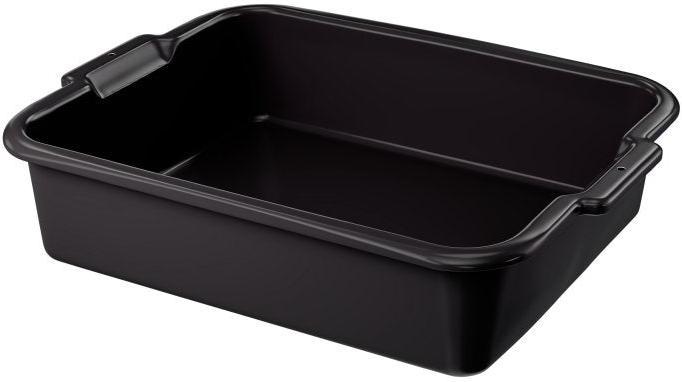 Vollrath - 1-Compartment Bus Box, 5" Deep, 20" x 17" x 5" in Black - 52622