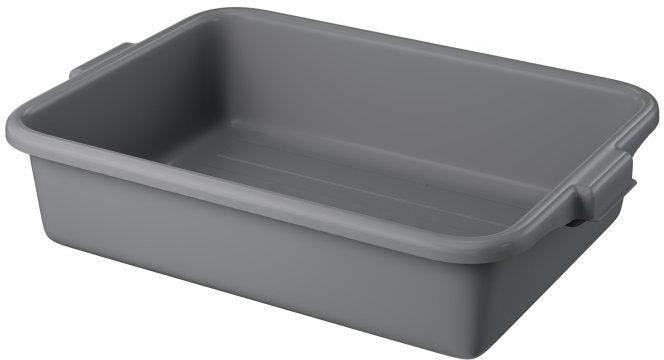 Vollrath - 1-Compartment Bus Box, 5" Deep, 21.75" x 15.625" x 5" in Gray - 1521-31