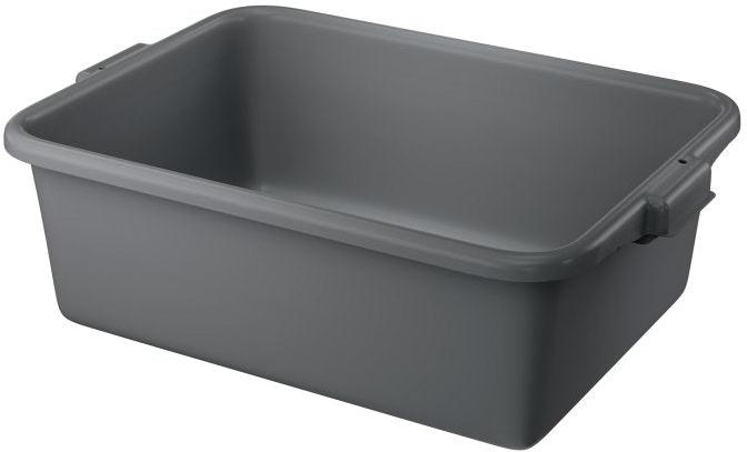 Vollrath - 1-Compartment Bus Box, 7" Deep, 21.75" x 15.625" x 7" in Gray - 1527-31