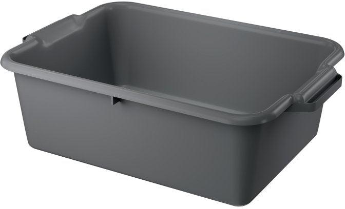 Vollrath - 1-Compartment Bus Box, 7" Deep, 22.36" x 15.5" x 7.04" in Gray - 52661