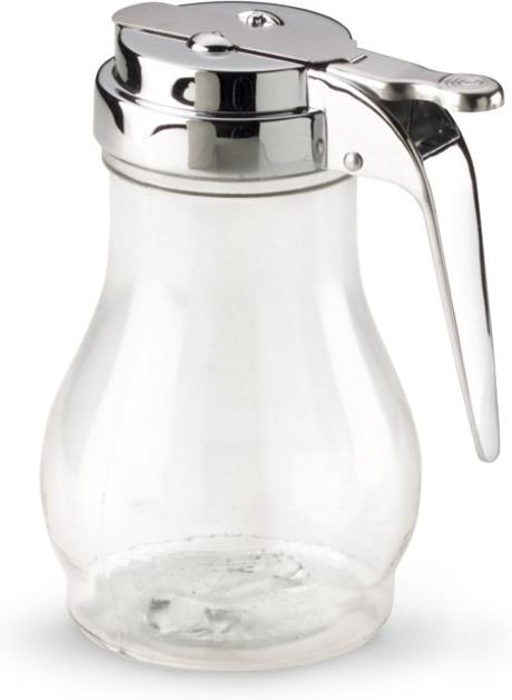 Vollrath - 10-Ounce Plastic Serving Jar with Chrome-Plated Top - 1212