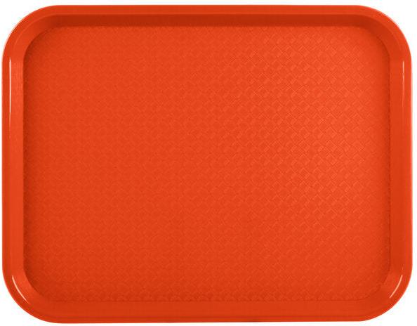 Vollrath - 10" x 14" Fast-Food Tray in Orange - 86104