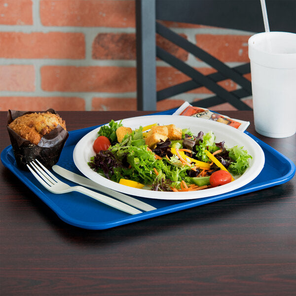 Vollrath - 10" x 14" Fast-Food Tray in Royal Blue - 86107