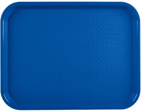 Vollrath - 10" x 14" Fast-Food Tray in Royal Blue - 86107