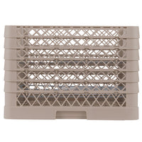 Vollrath - 12-Compartment Traex® Plate Crate® Warewashing System in Beige for 10.75 to 11.187" Plates - PM1211-6