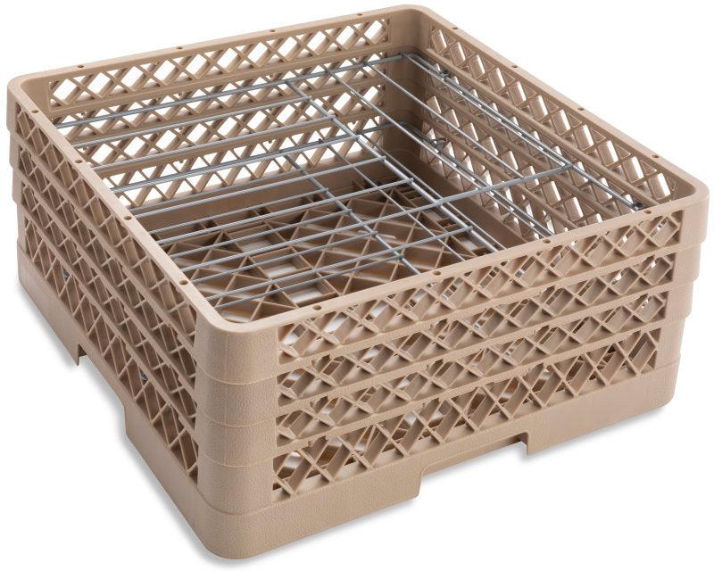 Vollrath - 12-Compartment Traex® Plate Crate® Warewashing System in Beige for 5.0 to 7.625" Plates - PM1211-3