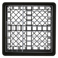 Vollrath - 12-Compartment Traex® Plate Crate® Warewashing System in Beige for 9.187 to 10.75" Plates - PM1211-5