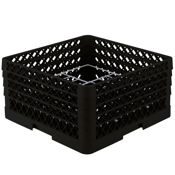 Vollrath - 12-Compartment Traex® Plate Crate® Warewashing System in Black for 8.75 to 9.187" Plates - PM1211-4-06