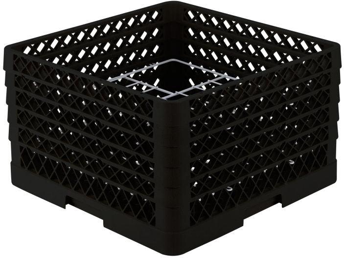 Vollrath - 12-Compartment Traex® Plate Crate® Warewashing System in Black for 9.187 to 10.75" Plates - PM1211-5-06
