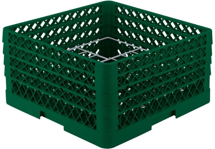 Vollrath - 12-Compartment Traex® Plate Crate® Warewashing System in Green for 8.75 to 9.187" Plates - PM1211-4-19