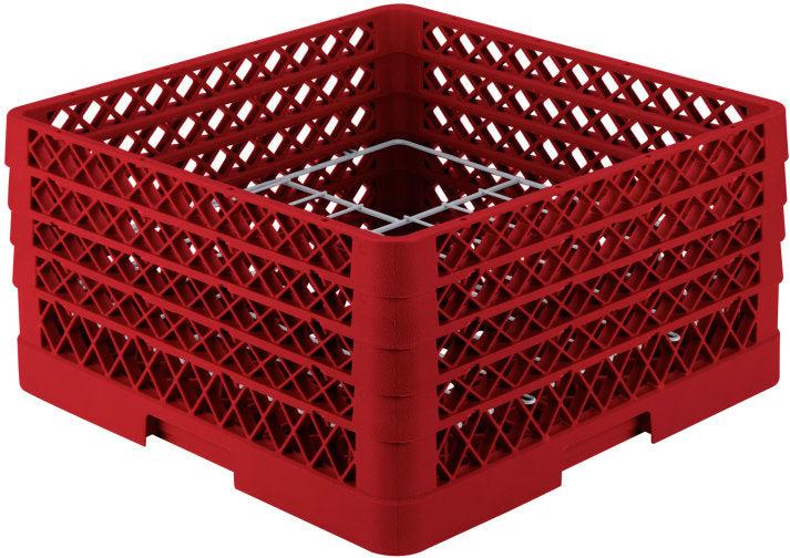 Vollrath - 12-Compartment Traex® Plate Crate® Warewashing System in Red for 8.75 to 9.187" Plates - PM1211-4-02