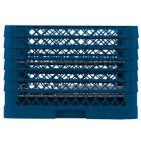 Vollrath - 12-Compartment Traex® Plate Crate® Warewashing System in Royal Blue for 10.75 to 11.187" Plates - PM1211-6-44