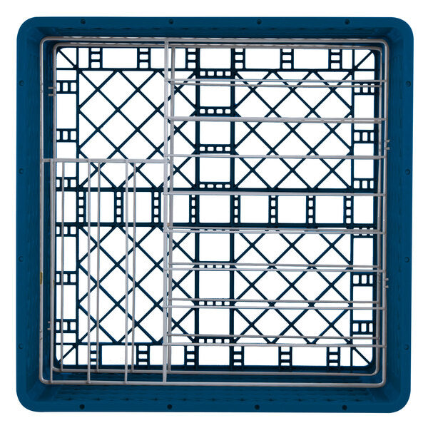 Vollrath - 12-Compartment Traex® Plate Crate® Warewashing System in Royal Blue for 10.75 to 11.187" Plates - PM1211-6-44