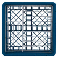 Vollrath - 12-Compartment Traex® Plate Crate® Warewashing System in Royal Blue for 10.75 to 11.187" Plates - PM1211-6-44