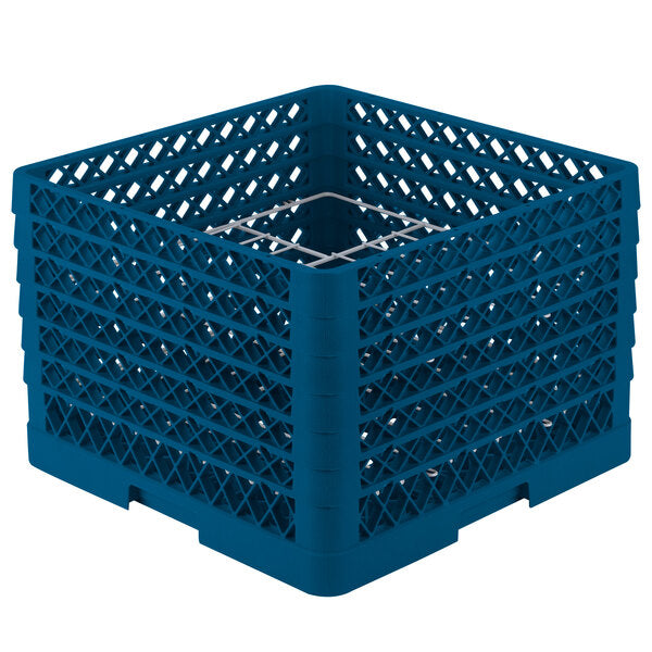 Vollrath - 12-Compartment Traex® Plate Crate® Warewashing System in Royal Blue for 10.75 to 11.187" Plates - PM1211-6-44