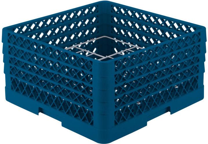 Vollrath - 12-Compartment Traex® Plate Crate® Warewashing System in Royal Blue for 8.75 to 9.187" Plates - PM1211-4-44