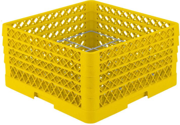 Vollrath - 12-Compartment Traex® Plate Crate® Warewashing System in Yellow for 8.75 to 9.187" Plates - PM1211-4-08