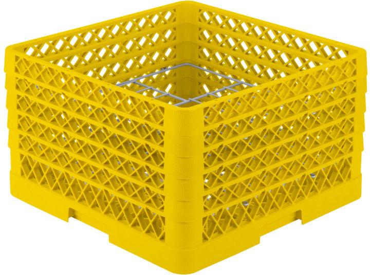Vollrath - 12-Compartment Traex® Plate Crate® Warewashing System in Yellow for 9.187 to 10.75" Plates - PM1211-5-08
