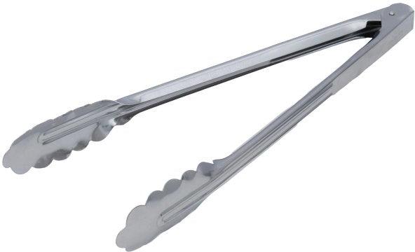 Vollrath - 12" Economy Stainless Steel Utility Tongs - 47113