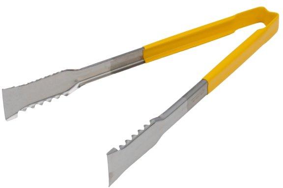 Vollrath - 12" One-Piece Tongs with and Yellow Handle - 4791250