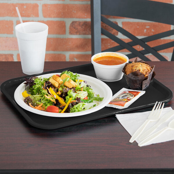 Vollrath - 12" x 16" Fast-Food Tray in Black - 86118