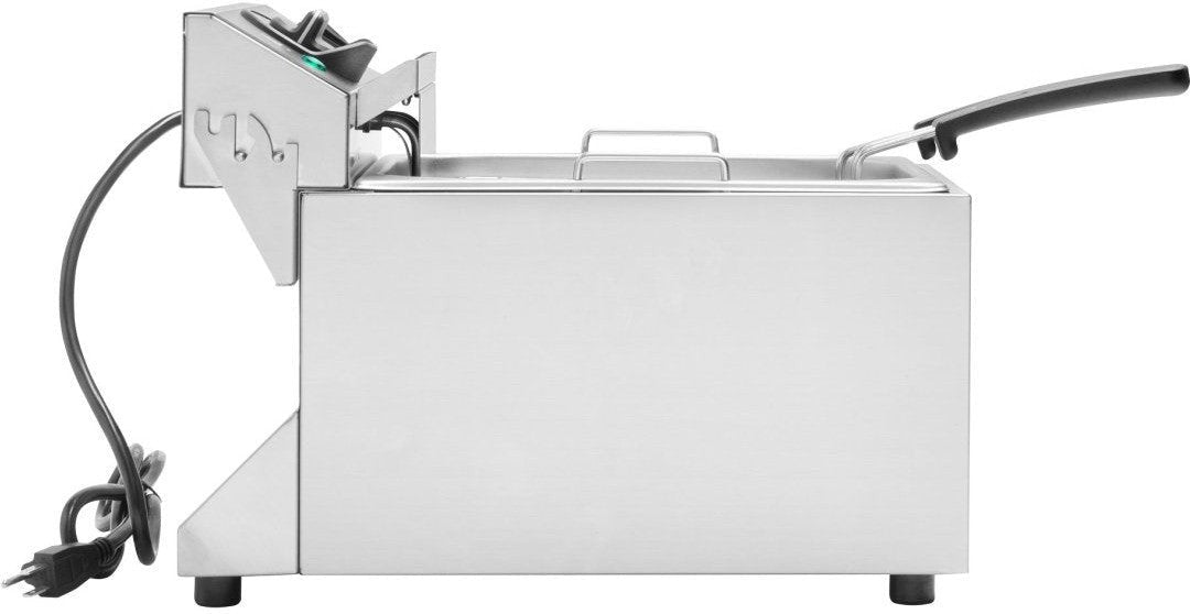 Vollrath - 120 V (Canada) Stainless Streel Standard-Duty Countertop Fryer - CF2-1800-C