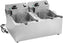 Vollrath - 120 V (Canada) Standard-Duty Double-Well Countertop Fryer - CF2-1800DUAL-C