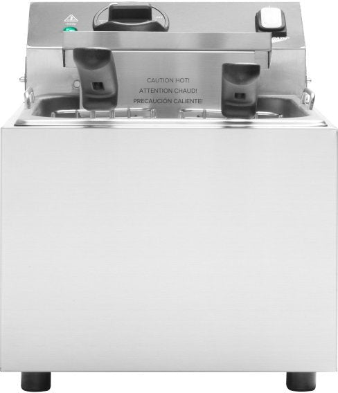 Vollrath - 120 V Stainless Streel Standard-Duty Countertop Fryer - CF2-1800