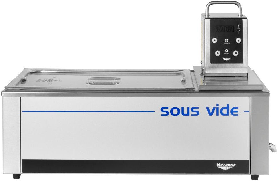 Vollrath - 120-Volt Sous Vide Immersion Circulator Package With Immersion Circulator Head, Bath And Cover - 60039