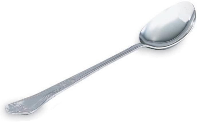 Vollrath - 13" Serving Spoon with Embossed Handle - 46953