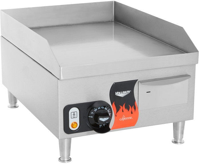 Vollrath - 14 " 120-Volt Cayenne Flat-Top Griddle - 40715