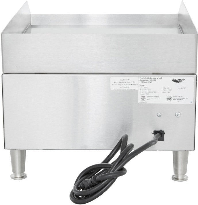 Vollrath - 14 " 120-Volt Cayenne Flat-Top Griddle - 40715
