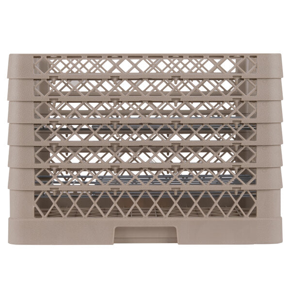 Vollrath - 14-Compartment Traex® Plate Crate® Warewashing System in Beige - PM1412-6
