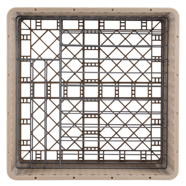 Vollrath - 14-Compartment Traex® Plate Crate® Warewashing System in Beige - PM1412-6