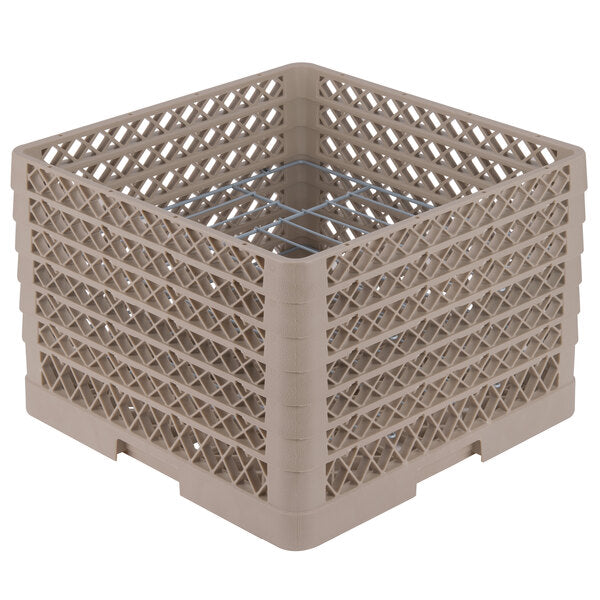 Vollrath - 14-Compartment Traex® Plate Crate® Warewashing System in Beige - PM1412-6