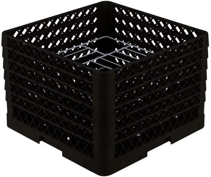 Vollrath - 14-Compartment Traex® Plate Crate® Warewashing System in Black - PM1412-6-06