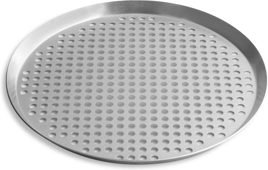 Vollrath - 14" Extra Perforated Press-Cut Pizza Pan with Natural Finish - PC14XPN