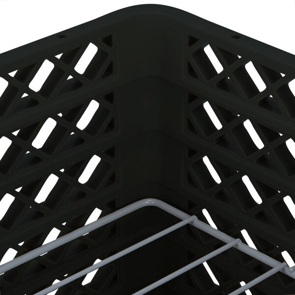 Vollrath - 15-Compartment Traex® Plate Crate® Warewashing System in Black with 5 Risers - PM1510-5-06