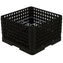 Vollrath - 15-Compartment Traex® Plate Crate® Warewashing System in Black with 5 Risers - PM1510-5-06