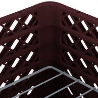 Vollrath - 15-Compartment Traex® Plate Crate® Warewashing System in Burgundy with 5 Risers - PM1510-5-21