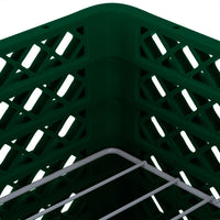 Vollrath - 15-Compartment Traex® Plate Crate® Warewashing System in Green with 5 Risers - PM1510-5-19